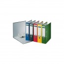 Biblioraft A4, plastifiat PP/paper, margine metalica 5cm /8cm LEITZ 180 - diferite culori