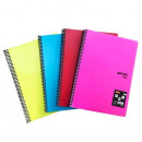 Caiet cu spirala A4, 100 file, coperta plastic, My Note