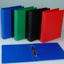 Caiet mecanic 2 inele - D25mm, coperti carton plastifiat PVC, A5, AURORA - verde