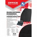 Coperta carton imitatie piele 250g/mp, A4, 100/top Office Products negru