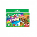 Creioane Cerate St.Majewski Bambino 18 Culori