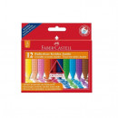 Creioane colorate cerate 12 culori Jumbo grip Faber-Castell