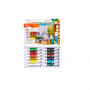 Culori acrilice Tub 12 culori Deli, 12 ml/culoare
