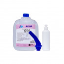 Gel ultrasunete transparent pentru IPL Aqua 5 litri in Bidon cu pereti elastici + flacon gol 260ml de lucru