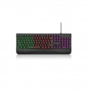 Kit Gaming Spacer Invictus Tastatura Iluminare RGB rainbow si mouse optic 3200 dpi iluminare 7 culori