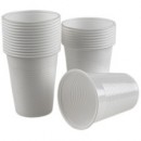 Pahare plastic Albe Safir 200 ml, 100 buc/set