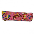 Penar neechipat cu 1 fermoar, cilindric, textil, diverse modele Fluturi
