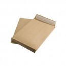 Plic cu burduf de 50 mm, B4, 130gr, 250 x 350 mm, Kraft