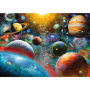 Puzzle Ilustrat TREFL- Planetele din Univers, 1000 piese, 68 x 48 cm
