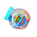 Radiere in forma de animalute in borcan din plastic 20buc