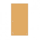 Separatoare carton biblioraft, 190 g/mp, 105 x 235mm, 100/set, DONAU Duo - orange