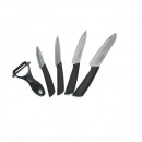 Set cutite Cook in Style Heinner, ceramica neagra, 5 piese