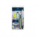 Set Stilou SCHNEIDER Glam - design Sport, Penita Iridium Tip M