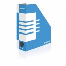 Suport vertical cataloage-documente, A4 - 10cm din carton, DONAU - albastru