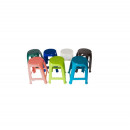 Taburet din plastic 50cm, Sterk, Diverse culori