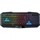 Tastatura gaming Genius Scorpion K215, iluminare