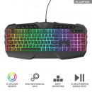 Tastatura semi-mecanica Trust GXT 881 Odyss, Iluminare RGB