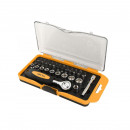 Trusa Set 38 Chei Tubulare Cr-V cu Accesorii, Tolsen