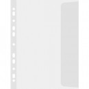 Folie protectie documente B4, cu clapa laterala, 100 microni, 10/set, DONAU - transparent