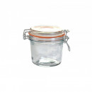 Borcan cu capac de sticla, inchidere ermetica, Brio 125ml