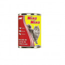 Conserva cu Carne de Vita pentru Pisici, Miau-Miau, 415g