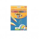 Creioane colorate Bic Tropicolors, 18 buc/set