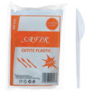 Cutite plastic Safir 100 buc/set