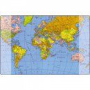 Mapa birou PVC Flexibil 38 x 58 cm, KANGARO - imagine harta lumii
