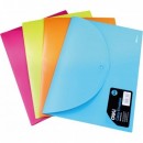 Mapa Plastic Cu Buton A4 Deli, Culori Neon