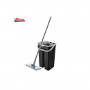 Mop profesional plat cu doua cuve de spalare si uscare, Vanora Master Clean