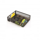 Organizer metalic Mesh, de birou, 6 compartimente, Q-Connect