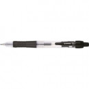 Pix cu gel, retractabil, rubber grip, 0.5 mm, cerneala rezistenta la apa, DONAU negru