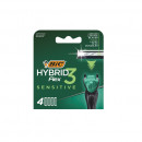 Rezerve aparat de ras Hybrid Flex3 Sensitive, 4 buc