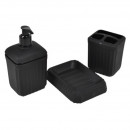 Set 3 Accesorii pentru Baie din plastic Tuffex