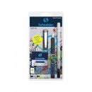 Set Stilou SCHNEIDER Glam - design Sport, Penita Iridium Tip M