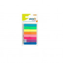 Stick index plastic transparent color 45 x 8 mm, 8 x 20 file/set, Stick"n - 8 culori neon
