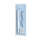 Stilou My.Pen Style Herlitz pentru caligrafie, cu 3 penite, bleu, blister
