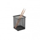 Suport metalic Mesh, pentru instrumente de scris, patrat, Q-Connect