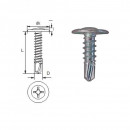 Surub autoforant cap plat si saiba 4.2 x 16 ZA PH2, 1000buc/cutie