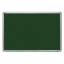 Tabla verde magnetica pentru creta, rama aluminiu, 100 x 200 cm, Optima