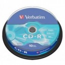 VERBATIM CD-R 52X 700MB SP10/PK EXTRA PROTECTION