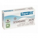 Capse Rapid standard, 24/6, 20 coli, 1000buc/cutie