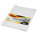Folie protectie documente A4, set 100 bucati, 40 microni, UMIX