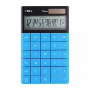 Calculator Birou Deli Modern Touch 1589, 12 digiti, albastru