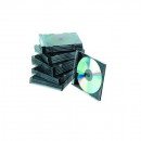 Carcasa slim pentru CD/DVD, 25 buc/set, Q-Connect