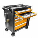 Dulap mobil cu scule Profesionale pentru Service Auto, 175 piese, Tolsen Industrial