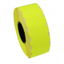Etichete role pret autoadezive Galben 26x12 mm, 1500buc/rola