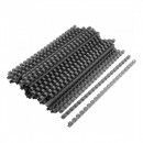 Inele Plastic indosariat 8 mm Negre maxim 45 coli, 100 Buc/cutie