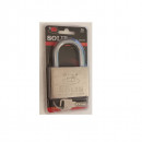 Lacat cromat solid SOLIE cu protectie anti spargere, 70 mm