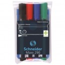 Marker whiteboard si flipchart Schneider Maxx 290, 4 buc/set